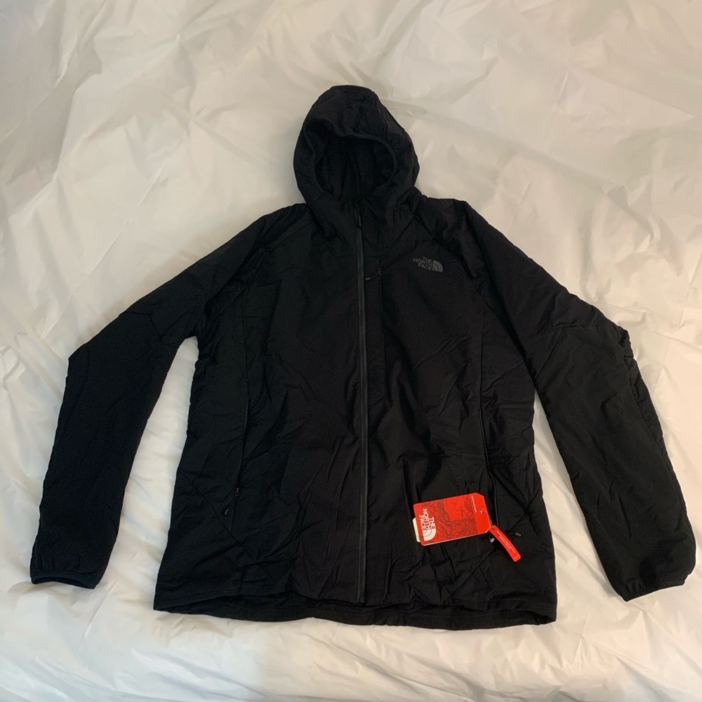 North Face Mens XL Ventrix Black Hooded Jacket